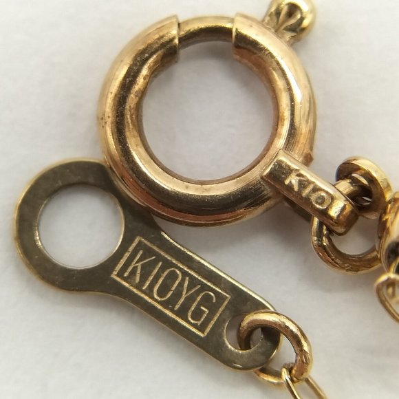 Samantha Tiara Necklace Pearl Yellow Gold 428171 - Picture 5 of 9